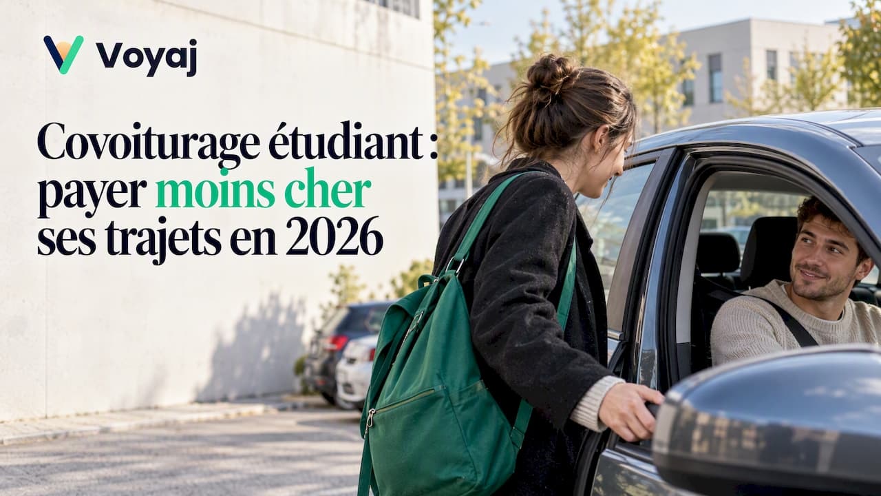 Covoiturage étudiant : payer moins cher ses trajets en 2026