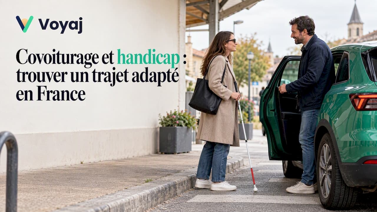 Covoiturage et handicap : trouver un trajet adapté en France